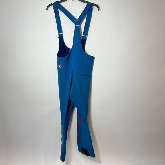 Colmar Sportswear Womens Mens Vintage Snow Ski Suit Overalls Blue L Zip Up 70s - Picture 2 of 12